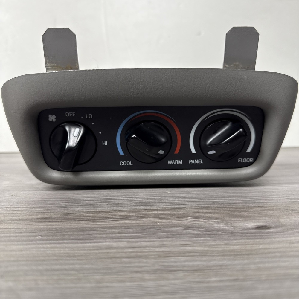 98-02 Ford Expedition Navigator Rear‎ Overhead Climate Control Panel Grey OEM